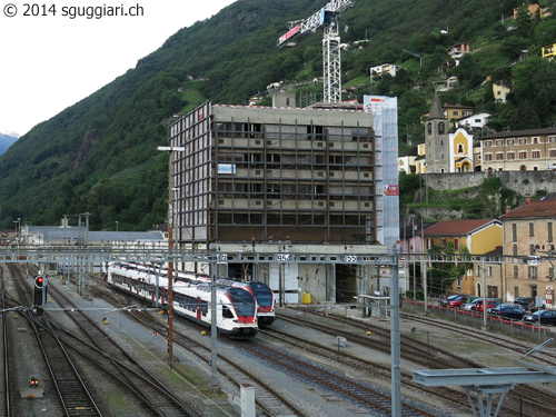 Demolizione deposito FFS Bellinzona